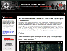 Tablet Screenshot of nationalarmedforces.com